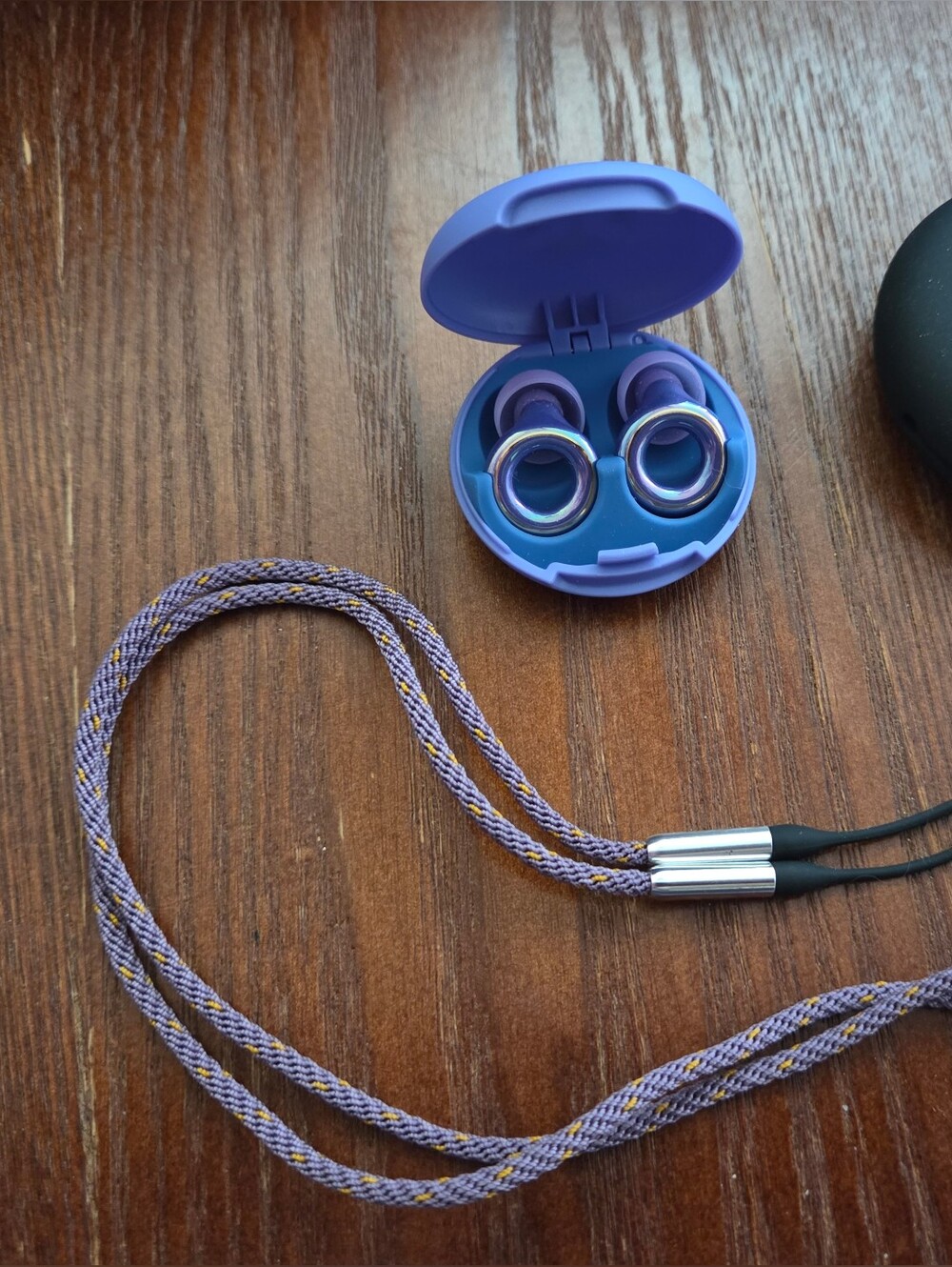 2024 Tomorrowland Loop Ear Plugs with Purple Carrying Case and Lanyard